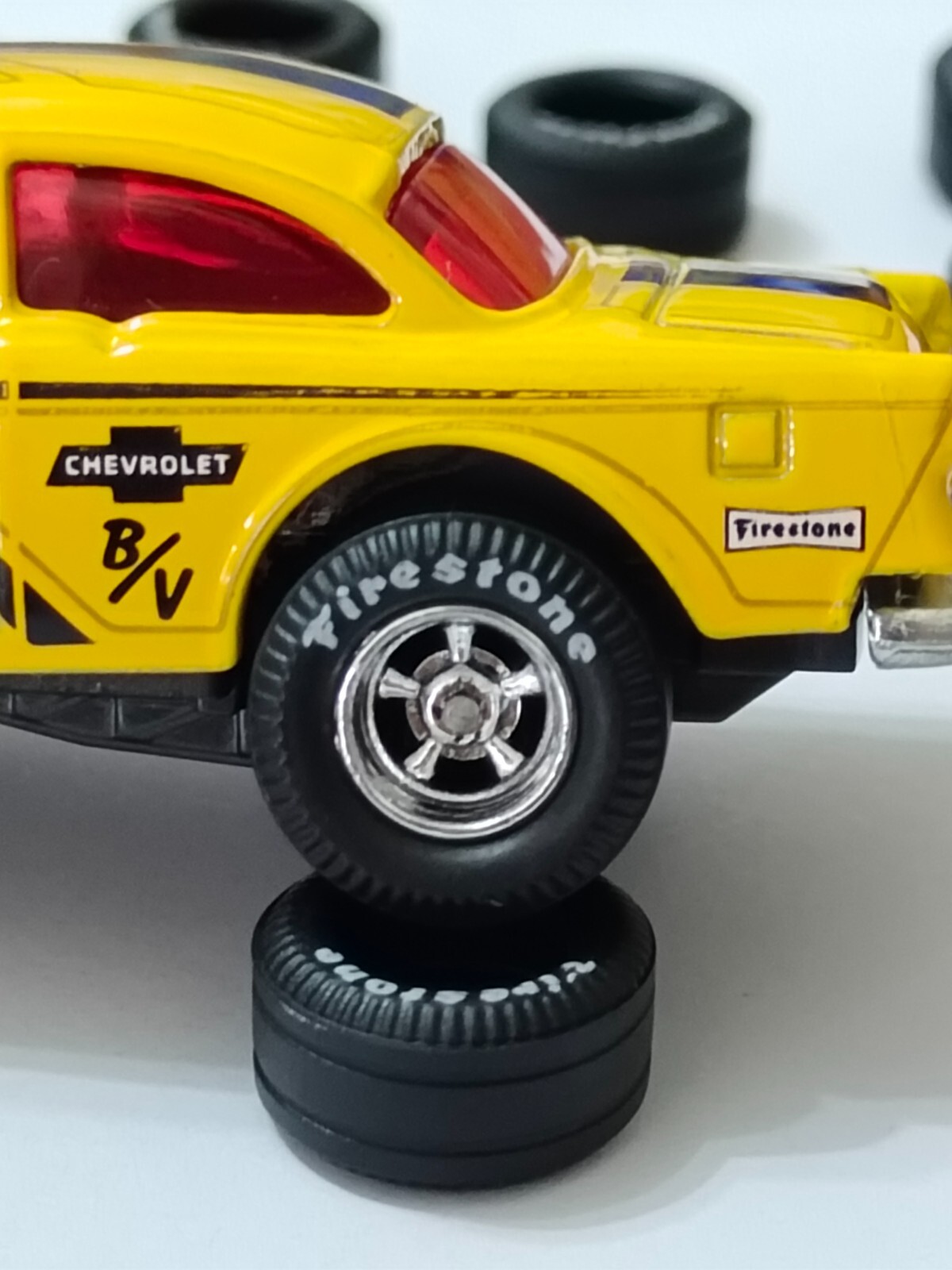 1/64 Letters Piecrust Rubber Tires Real Riders Hot Wheels Matchbox Chevy Gasser