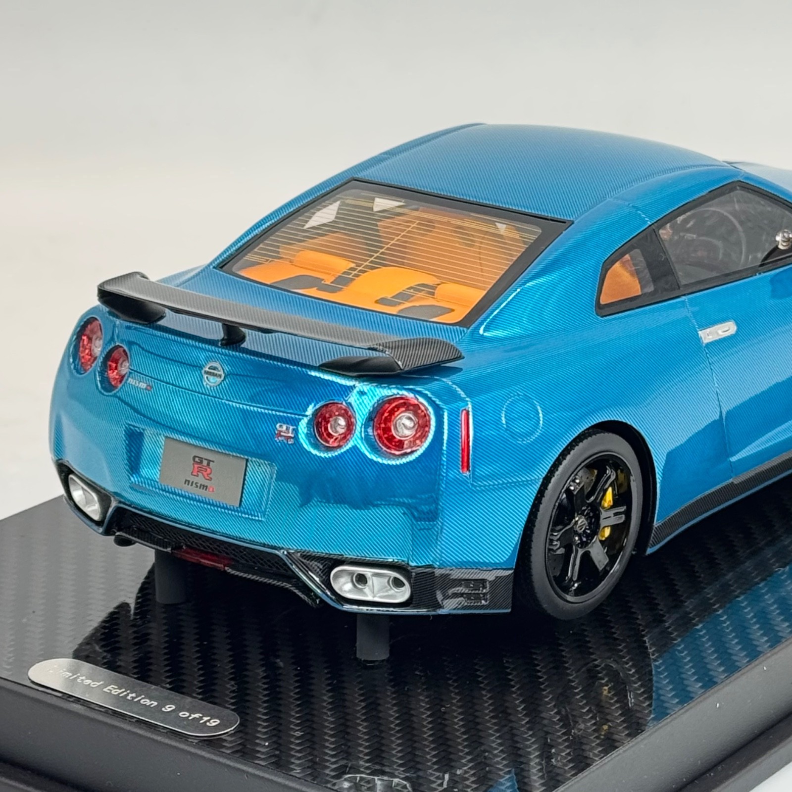 1/18 Nissan GT-R R35 Limited 9/19 [Full Carbon Blue] [YY Model ] No ivy autoart