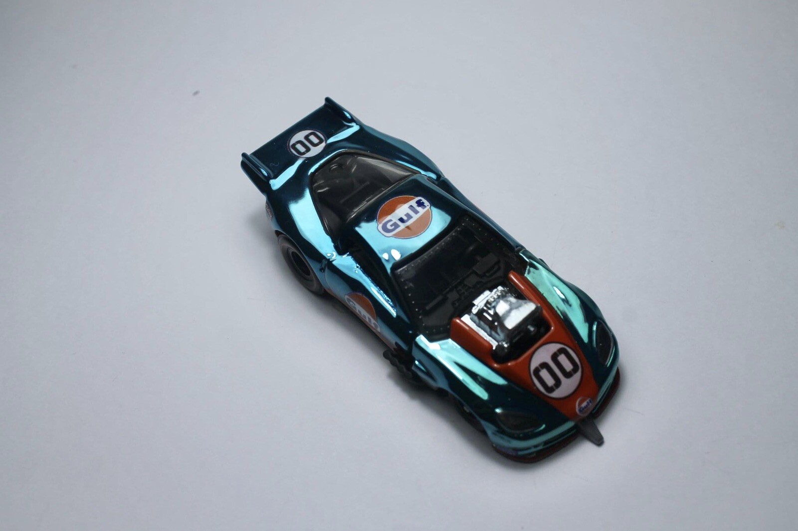 Hot Wheels Corvette Z06 Drag Racer Blue Spectraflame CUSTOM