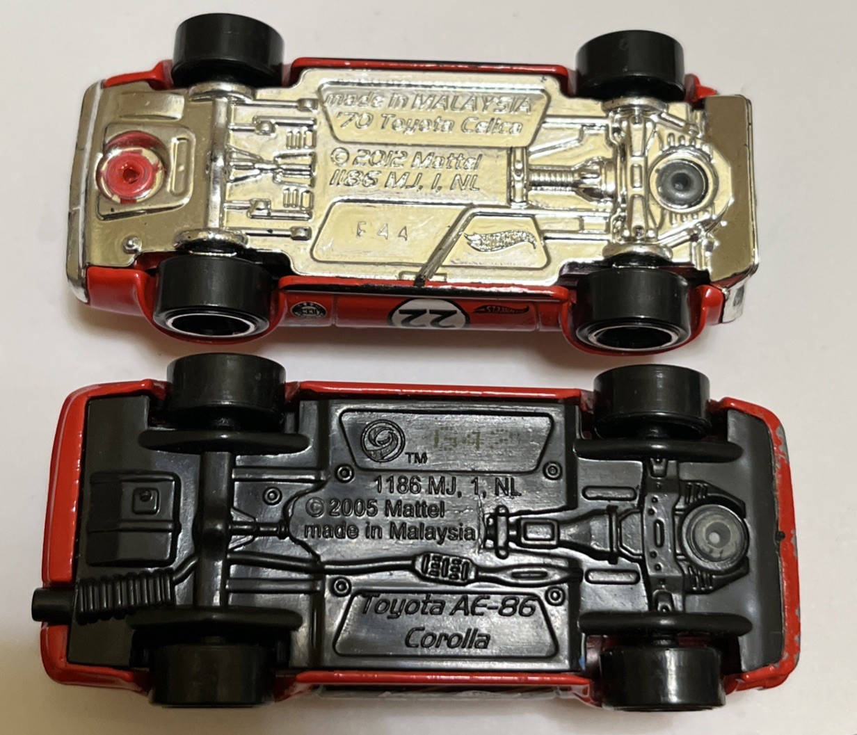 Hot Wheels Japanese Cars Lot Of 7 – Honda, Toyota, Subaru, Nissan, Corolla
