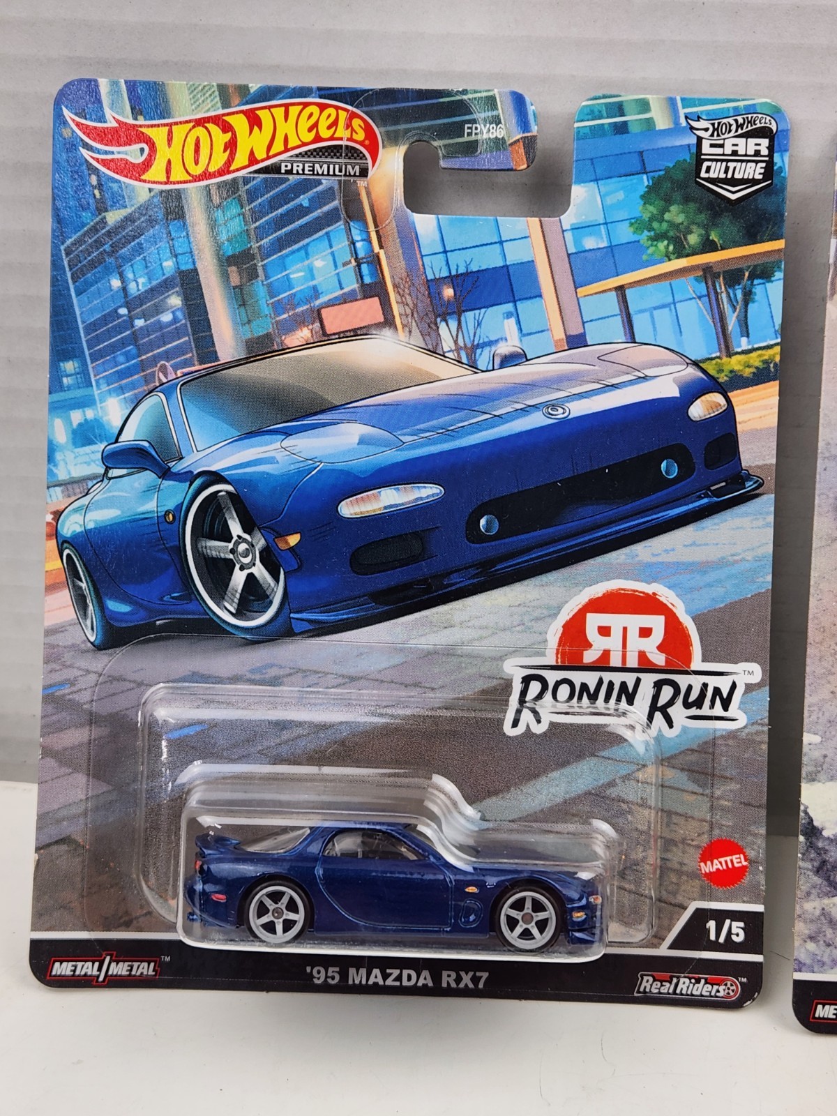 Hot Wheels Ronin Run Mazda RX-7 & Nissan 300ZX Lot of 2 Premium Car Culture