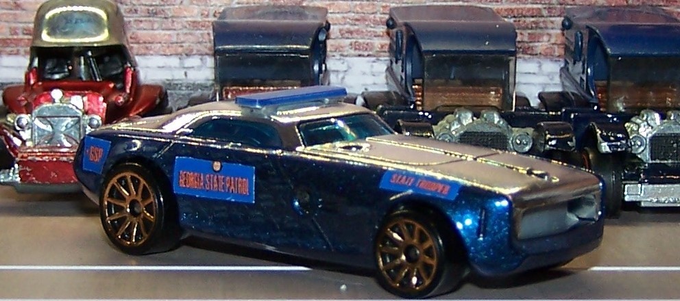 Hot Wheels- Georgia State Patrol, Custom Pursuit Cruser- “Built By “Watto!”