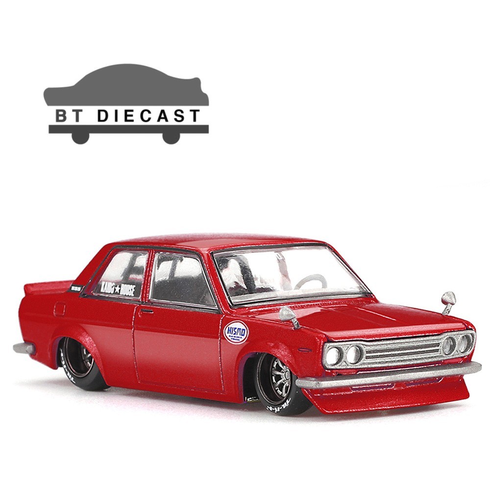 MINI GT x KAIDO HOUSE DATSUN 510 STREET NISMO V3 1/64 DIECAST CAR RED KHMG229