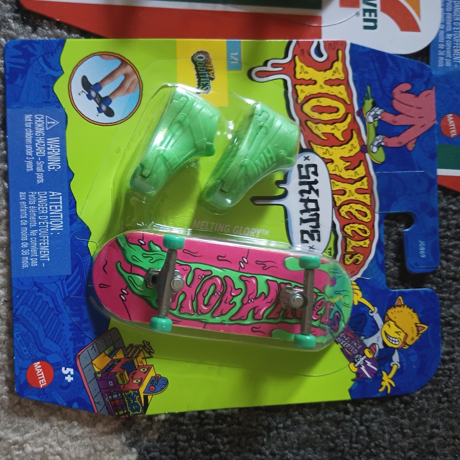 Hot Wheels Skate Fingerboard Food Style 711 Gas Station Exclusive Lot Of 3 Set