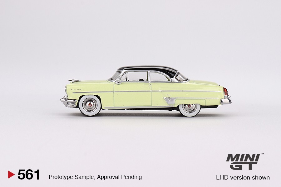 Mini GT 1:64 Lincoln Capri 1954 Premier Yellow #561