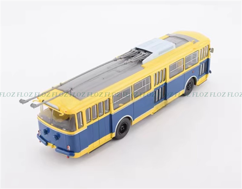 Modimio Bohemian Skoda 9TR Czech Trolley bus 1:43 Bus Pre-built Model Display