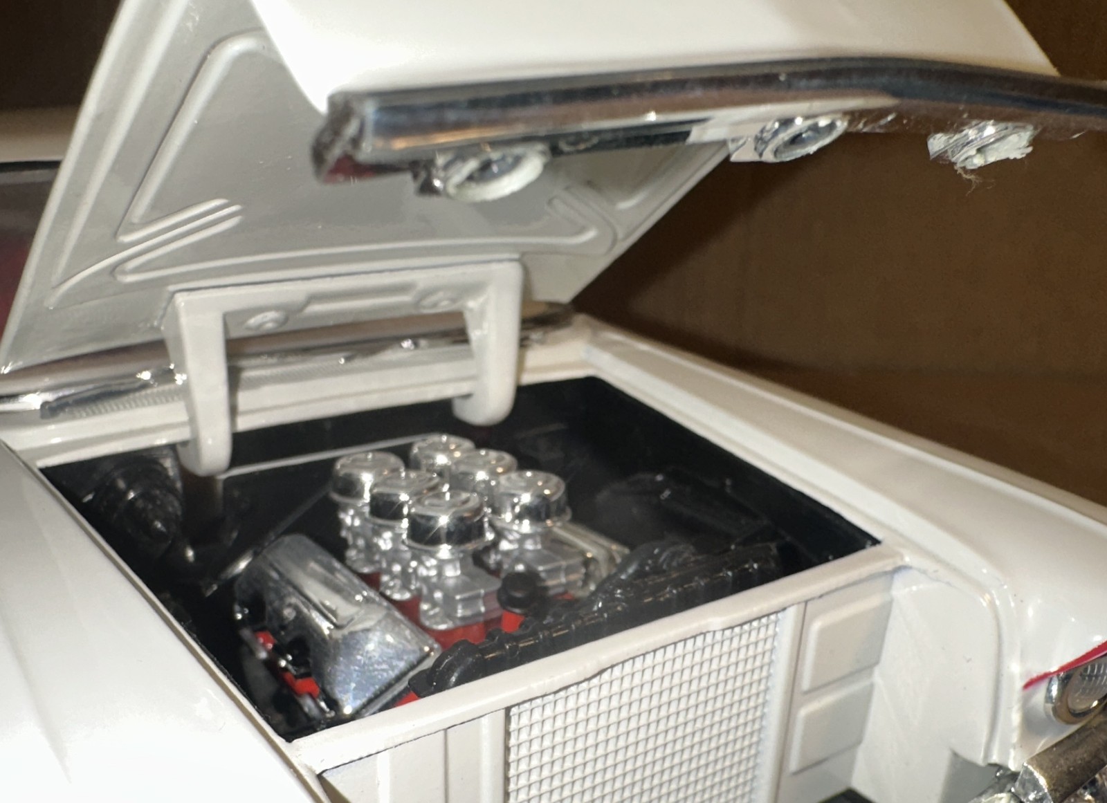 ERTL 1/18 1958 Chevrolet Bel-Air Custom Coupe, White,From American Graffiti Mov