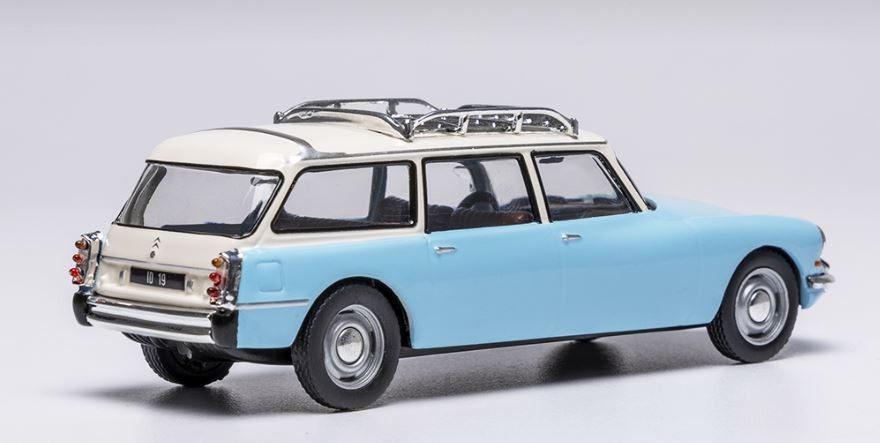 IXOMODELS,CITROEN ID 19 Estate 1960 Light Blue and White, 1/43, IXOCLC609N.22
