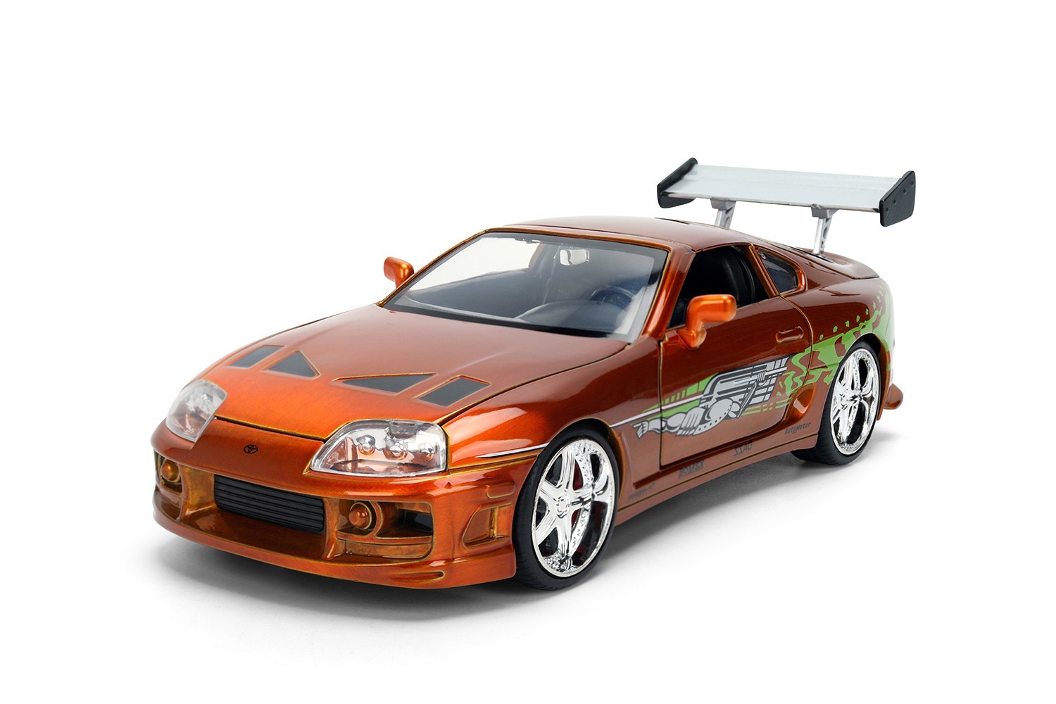 JADA 25th Yrs Fast & Furious 1:24 Brian Toyota Supra Brush Finish Orange 37703