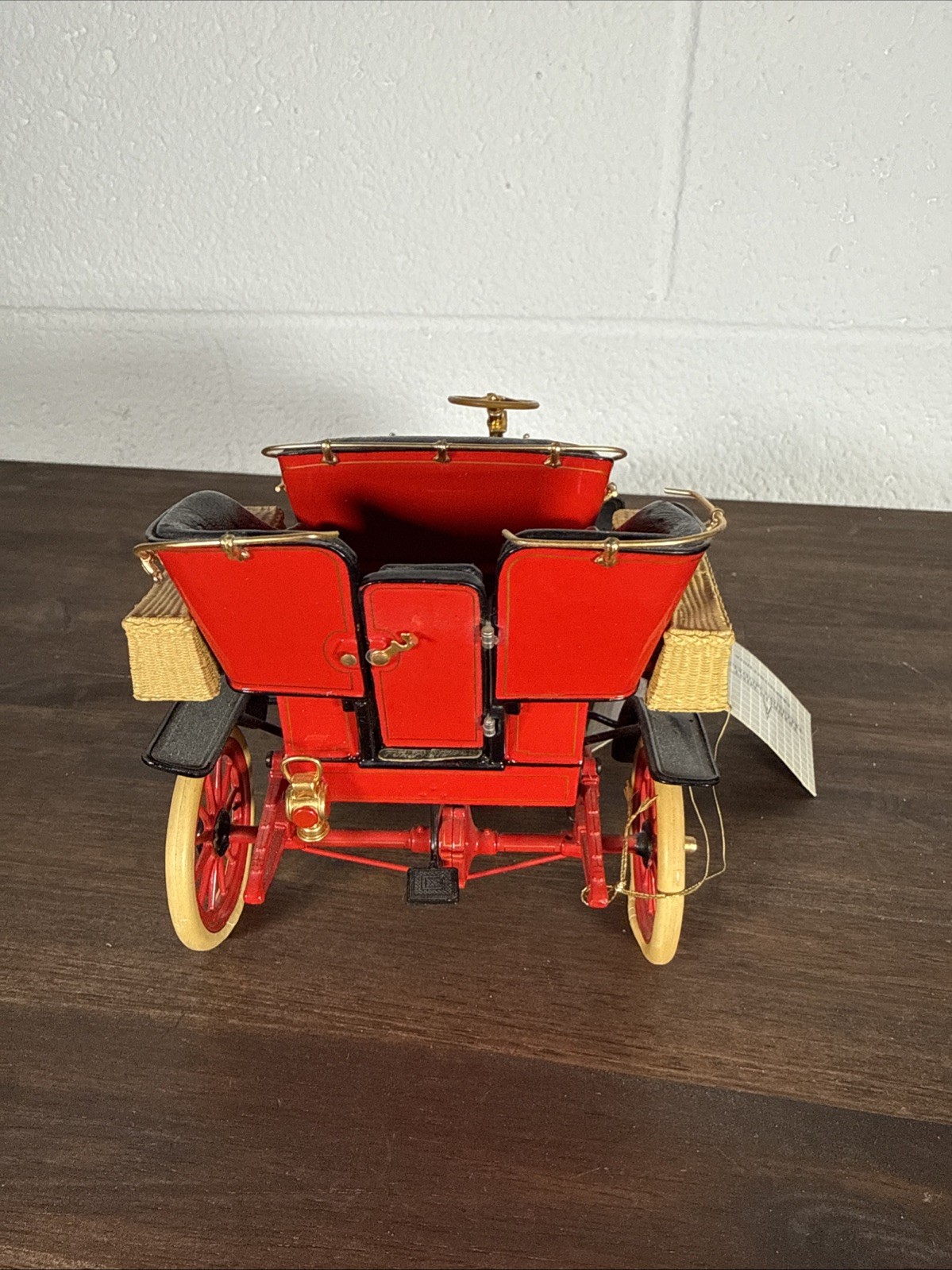 1903 Ford Model A Die Cast By Franklin Mint 1/16 Scale Red, No Box