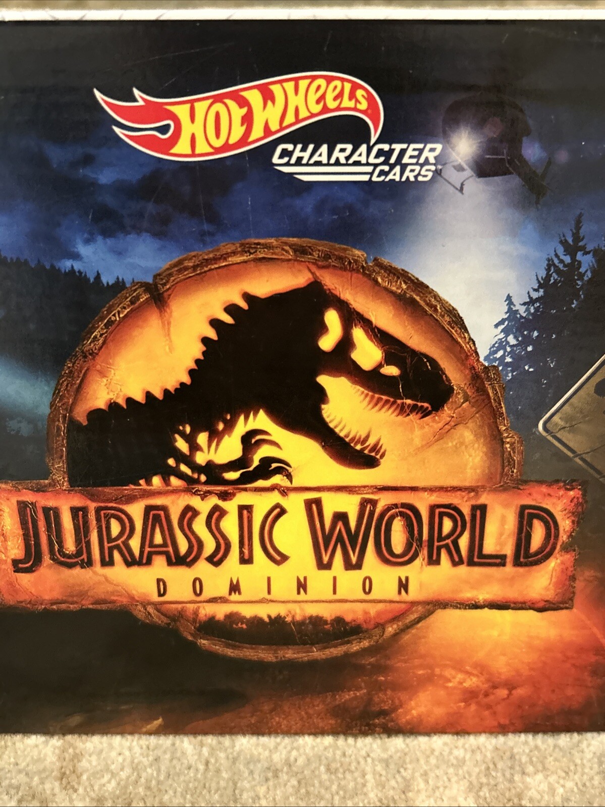 Hot Wheels Jurassic World Dominion 2022 Dinosaur Character Car 5 Pack Bx Set New