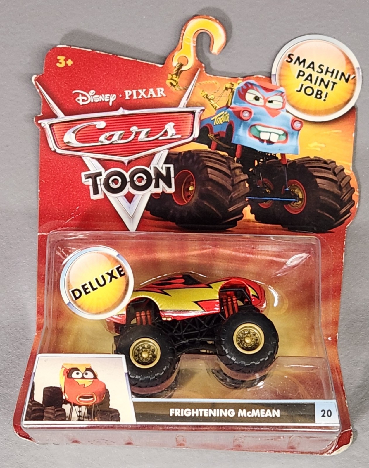 *NIB* Disney Pixar Cars Toon ‘Frightening McMean’ Diecast Car #20/FREE SHIP!