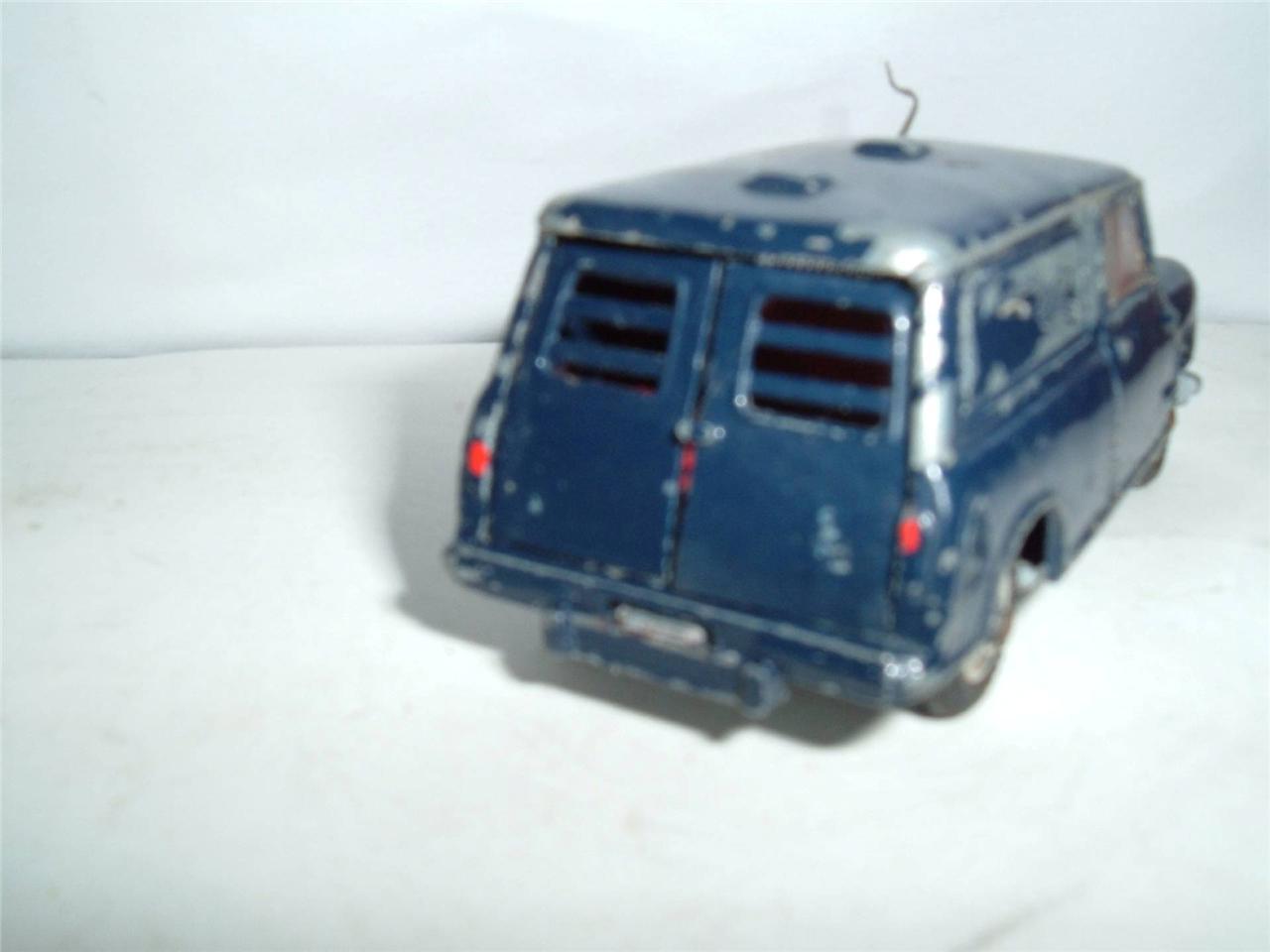 CORGI TOYS POLICE MINI VAN WITH DOORS & AERIAL VINTAGE PLEASE SEE PHOTOS !