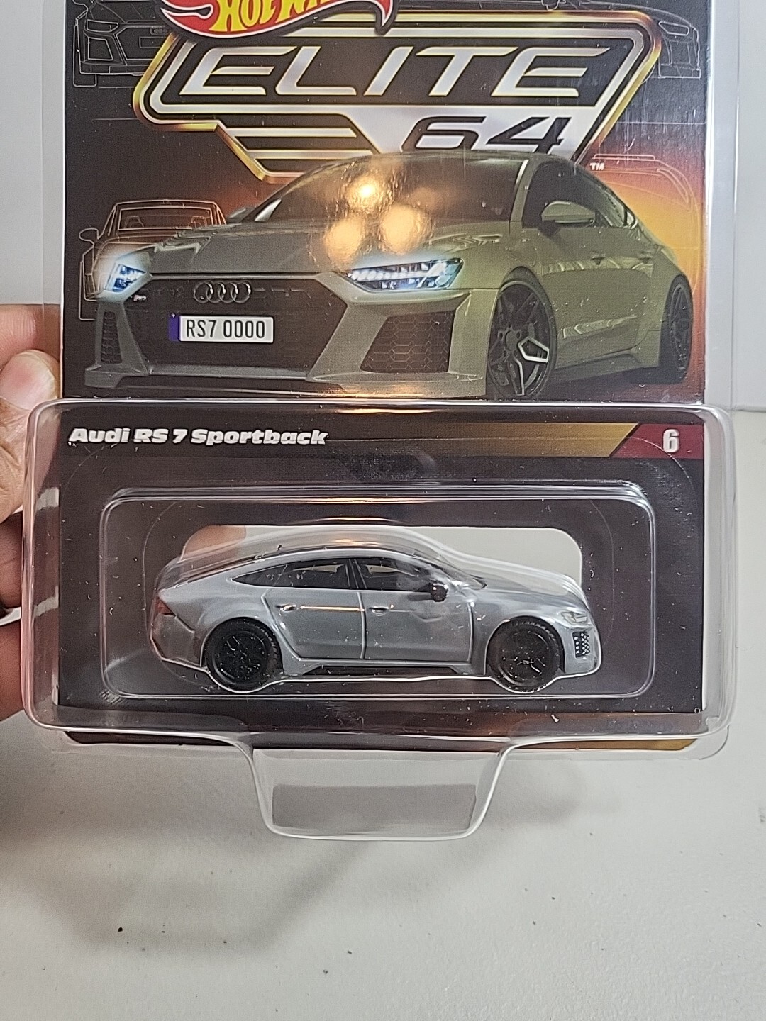 Hot Wheels Collectors Elite 64 Series Audi RS 7 Sportback #6 In Series