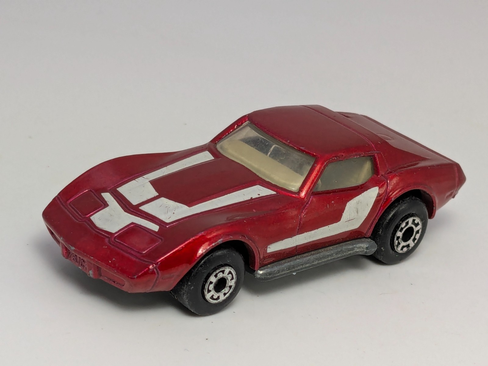 Vintage 1976 Matchbox Superfast Lesney Red Corvette Stingray Car No. 62