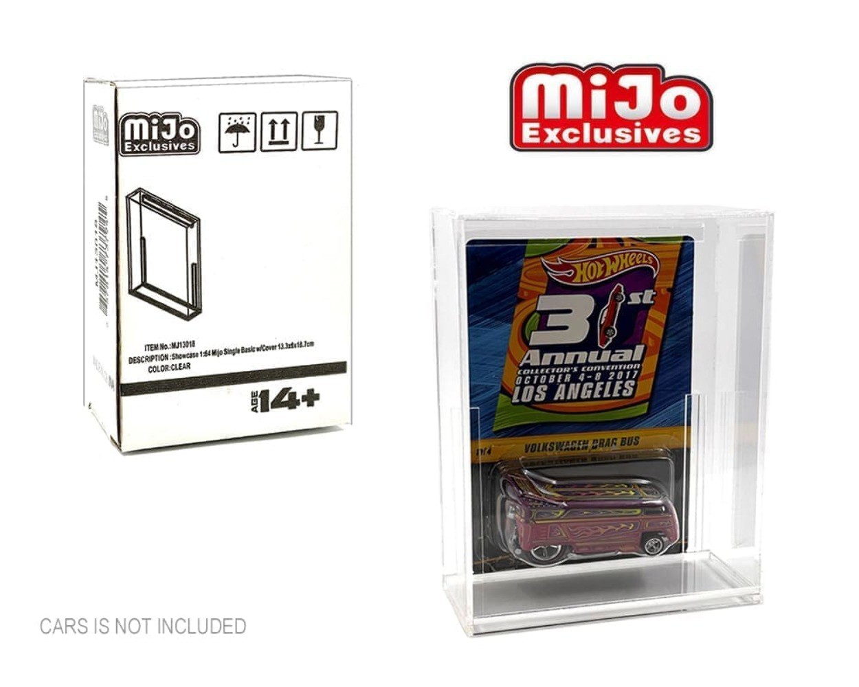Showcase 1:64 Basic Redline Collector Single Display Case (5.25″x2.5″x7.5″) – Mi