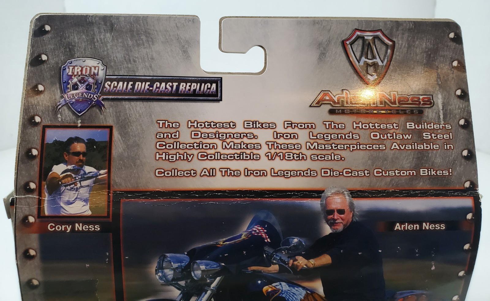 Arlen Ness Motorcycles 1:18 Scale Die Cast Motorcycle Iron Legends Lot