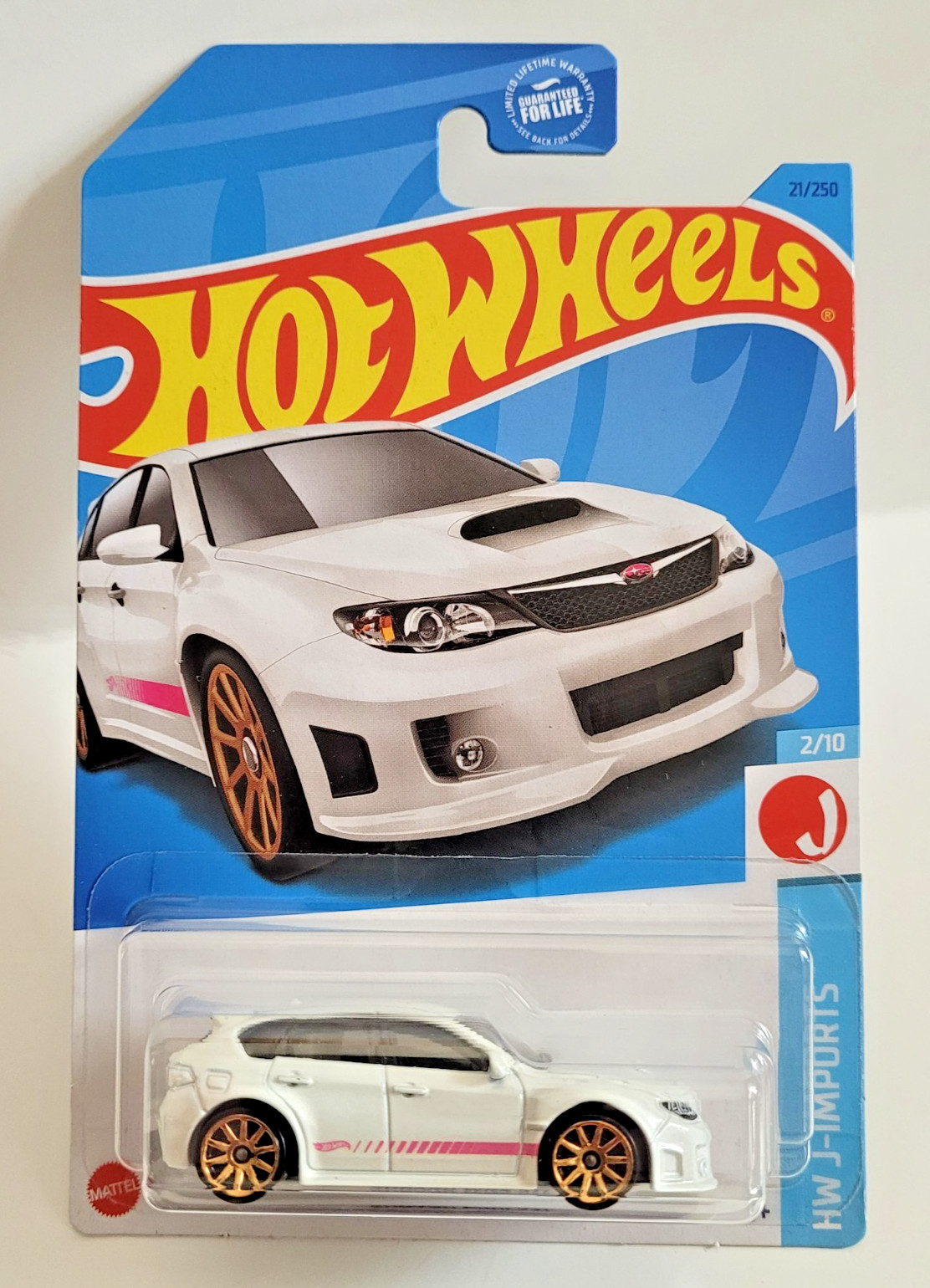 Hot Wheels 2023 HW J-imports Subaru WRX STi White