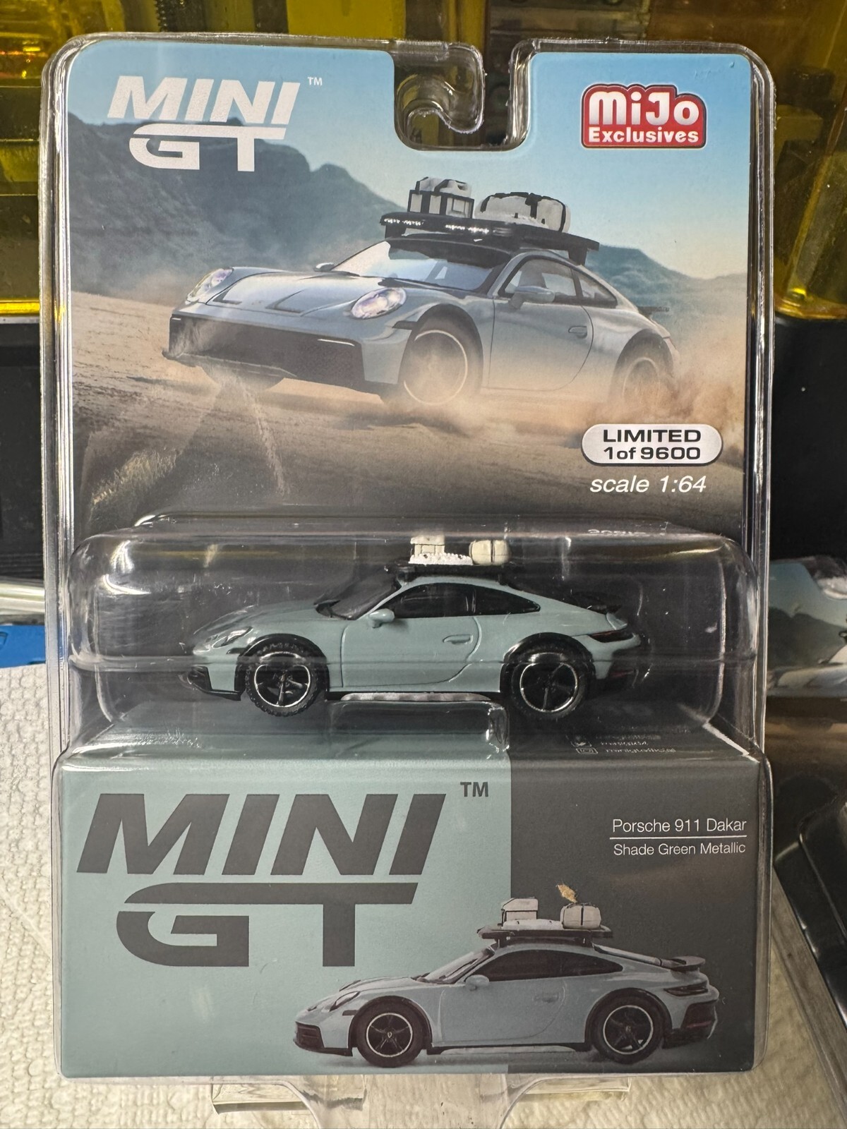 1:64 MiniGT Porsche 911 Daker Shade Green Metallic MGT00780-MJ TSM Model