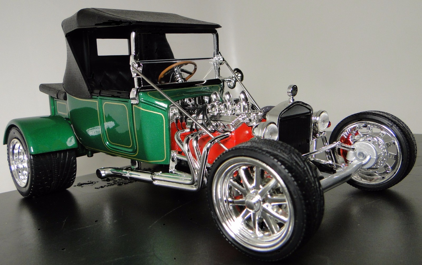Hot Rod Dragster Racing1 18Classic Race Car12Custom Built GT Metal Body Model24