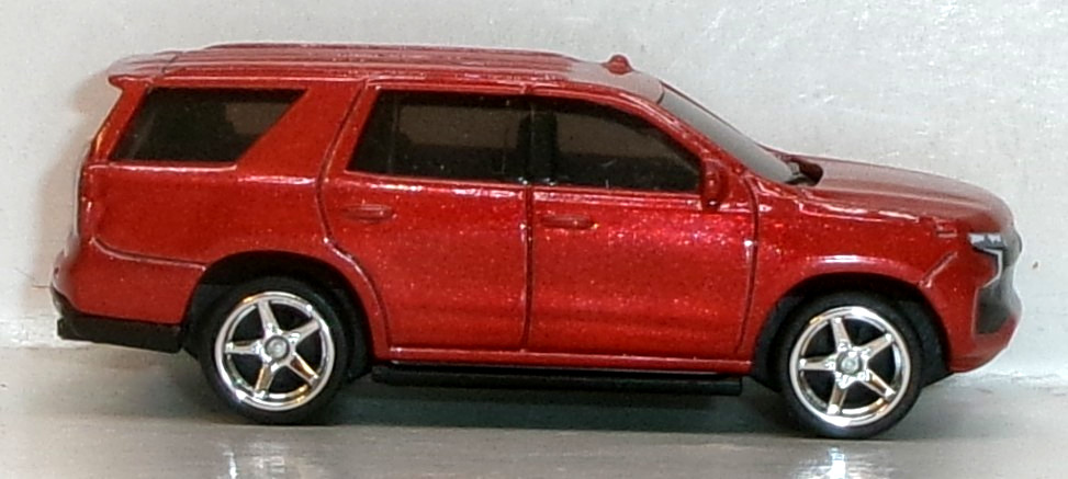 LOOSE 2026 MATCHBOX 1:64 DARK RED 2023 CHEVY TAHOE Z71 WHEEL SWAP REAL RIDERS