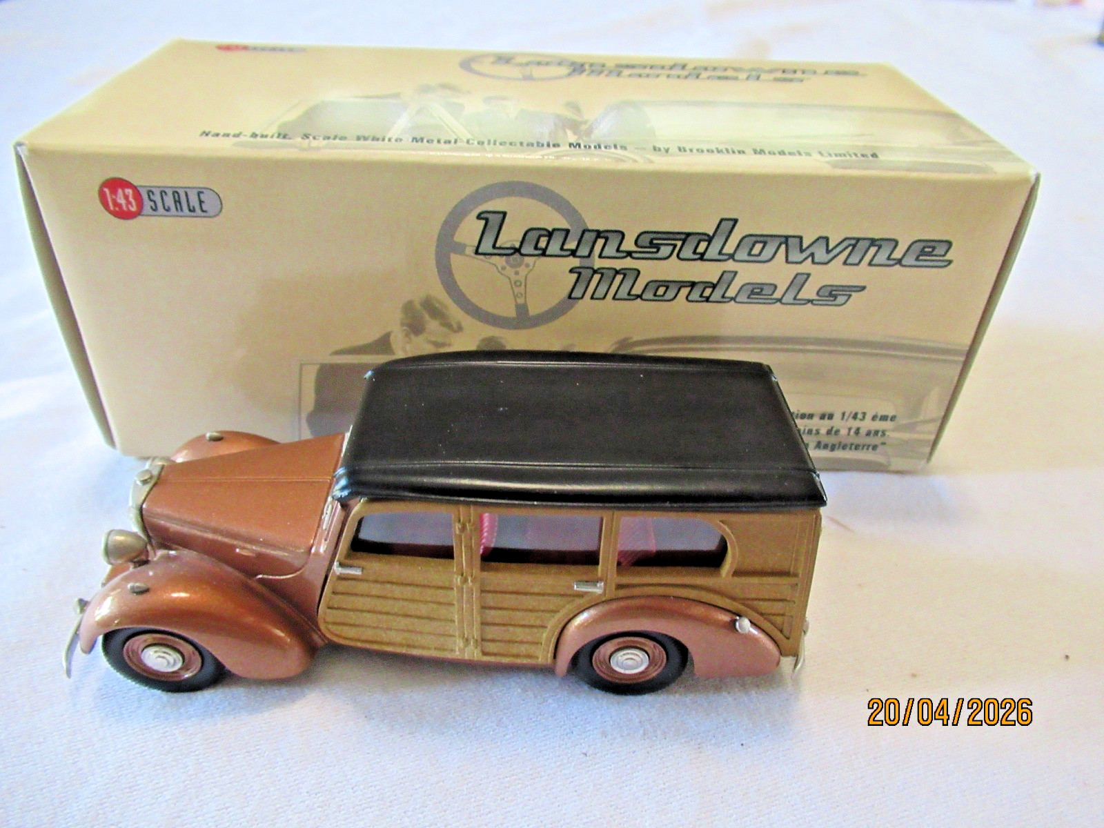 Lansdowne Models LDM 21A 1950 Lea Francis Estate Four-Door Woody (Bronze)