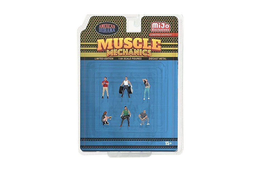 Muscle Mechanics MIJO 1:64 6 Figures American Diorama 2417MJ