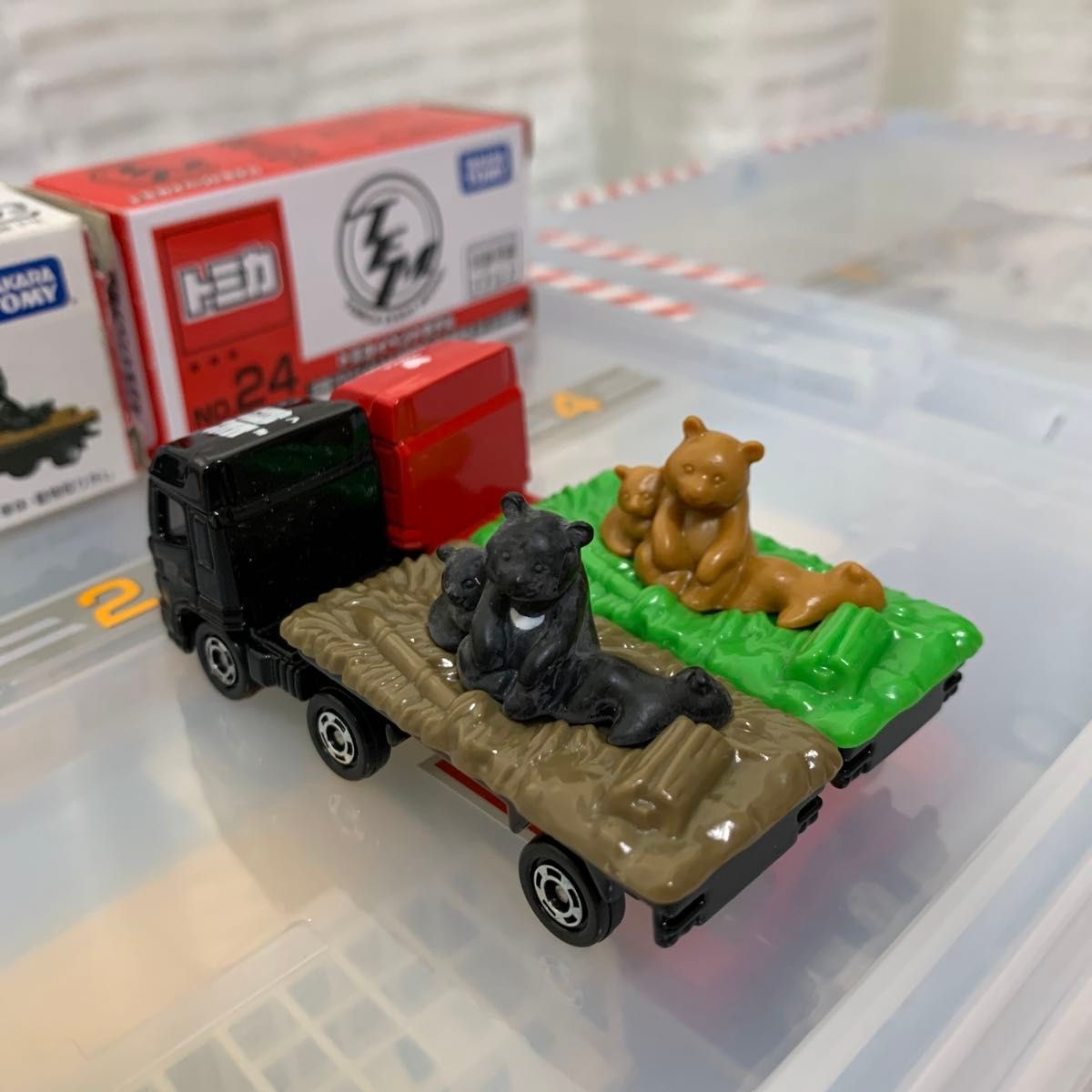 Tomica bear set first limited edition animal carrier Collectables 17+