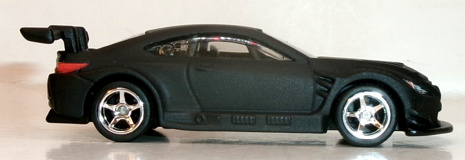 LOOSE 2023 HOT WHEELS PREMIUM 1:64 BLACK LEXUS RC F GT3 WHEEL SWAP REAL RIDERS