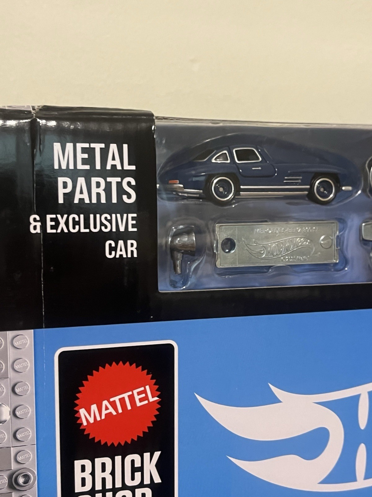 Mattel Brick Shop Hot Wheels Premium Series Building Set Mercedes-Benz 300 SL