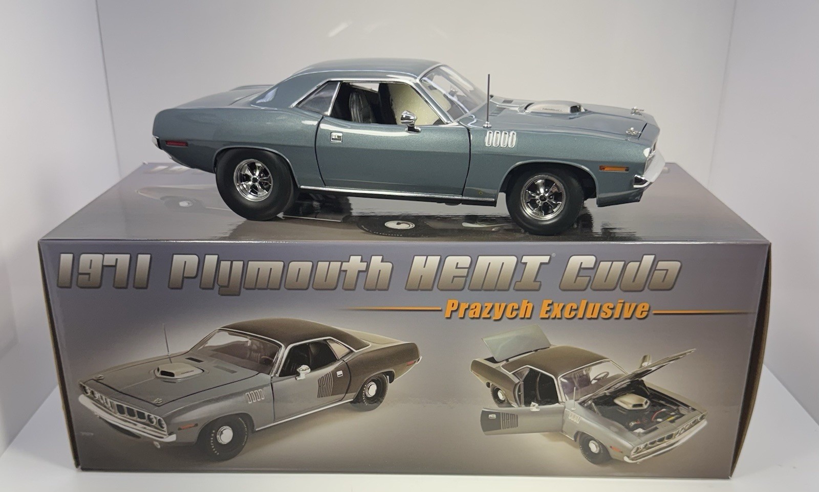 ACME 1/18 Scale 1971 Plymouth HEMI Cuda “Pro Street Drag Version” 1 Of 1 Made
