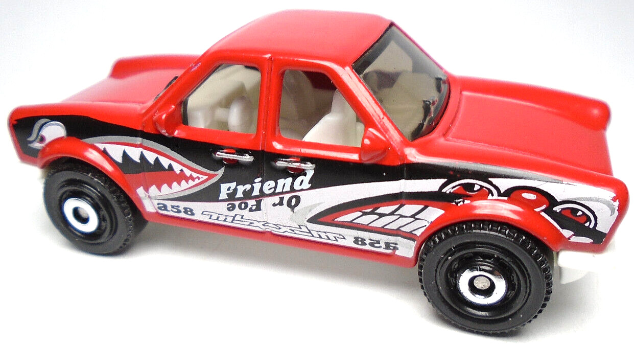 2021 MATCHBOX PUSH’N PULLER #A58 FRIEND OR FOE RED 1:64 DIECAST 2 1/2″ RACE CAR