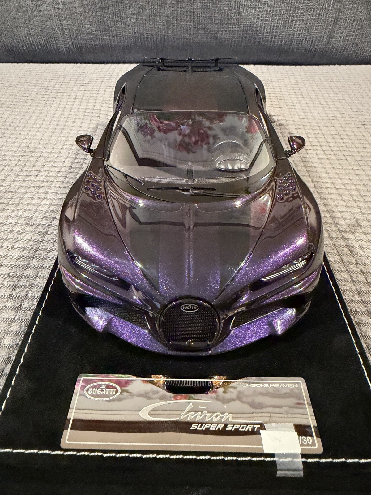 1/18 HH Henson & Heaven Bugatti Chiron SuperSport Chameleon Purple Limited 30pcs