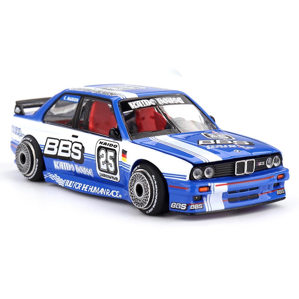 Kaido House x Mini GT 1:64 BMW M3 Kaido Touring Champ V1 Blue/White KHMG223