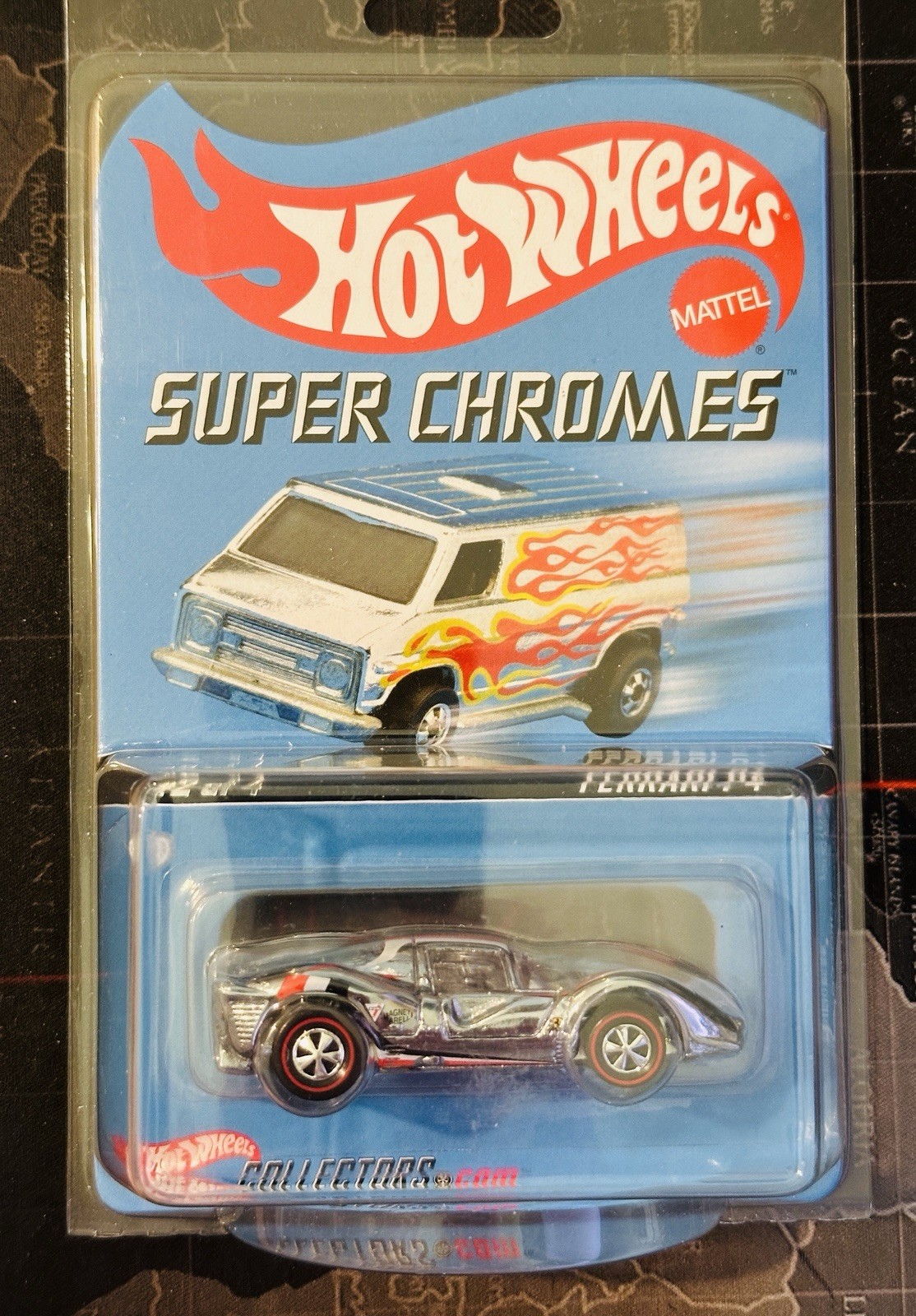 Hot Wheels Super Chromes Ferrari P4 1967 Silver RLC
