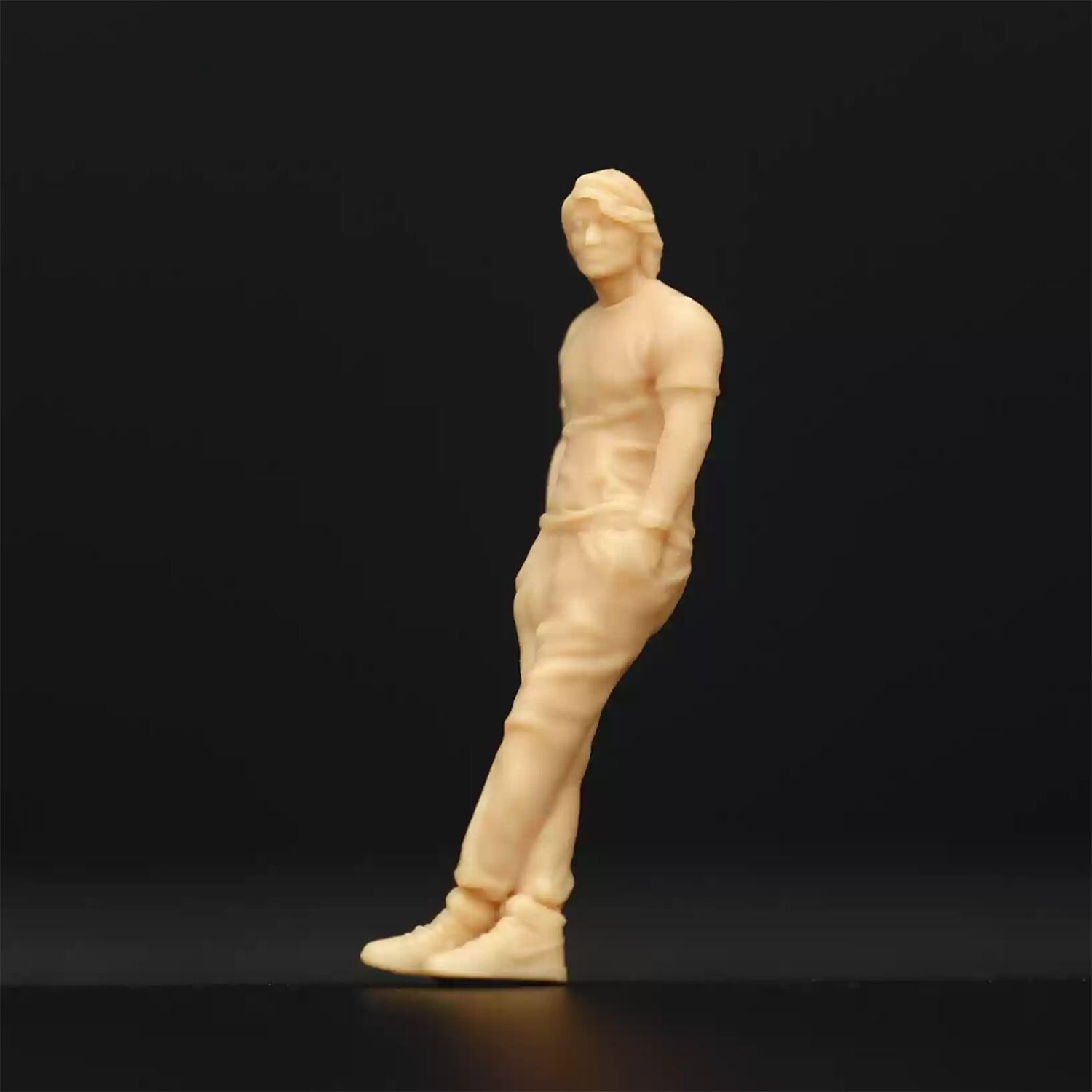 1:64 1:43 Male God Posture Miniature Figure Model For Cars Vehicles