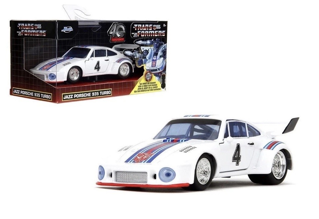 JADA – PORSCHE 935 TURBO #4 Jazz “TRANSFORMERS” 1/32 Diecast Model Car 34793
