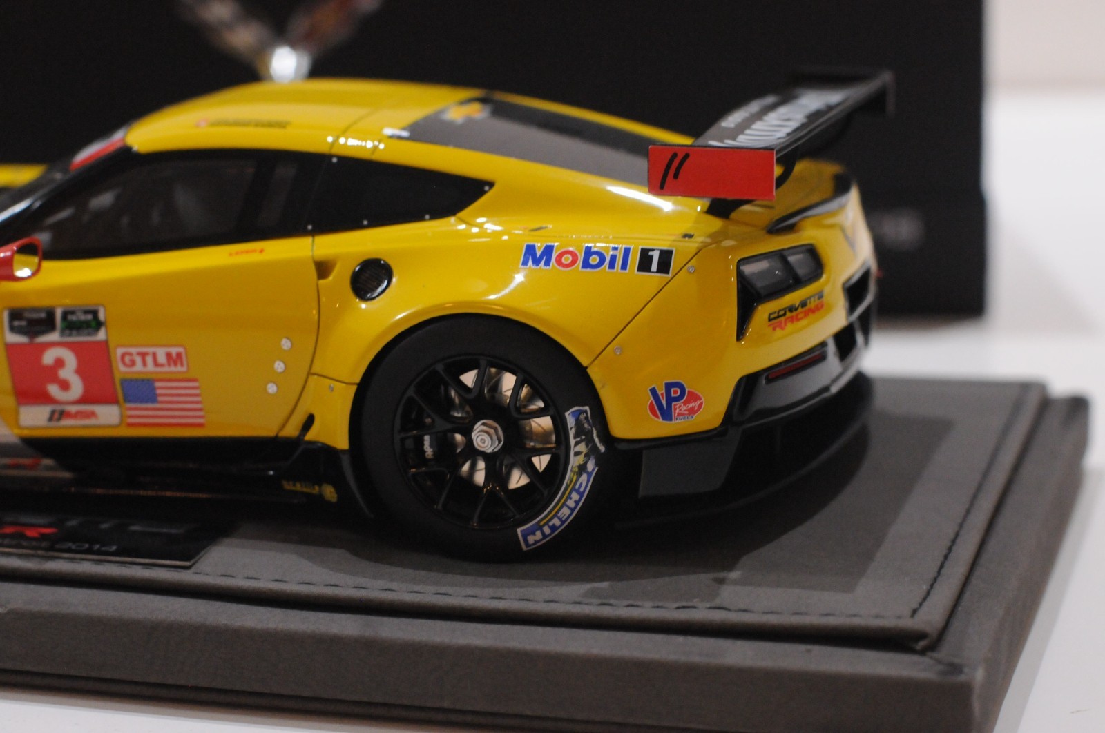 BBR CHEVROLET CORVETTE C7.R DETROIT 2014 PRESS VERSION SCALE 1:18 LIMITED 1 OF 1