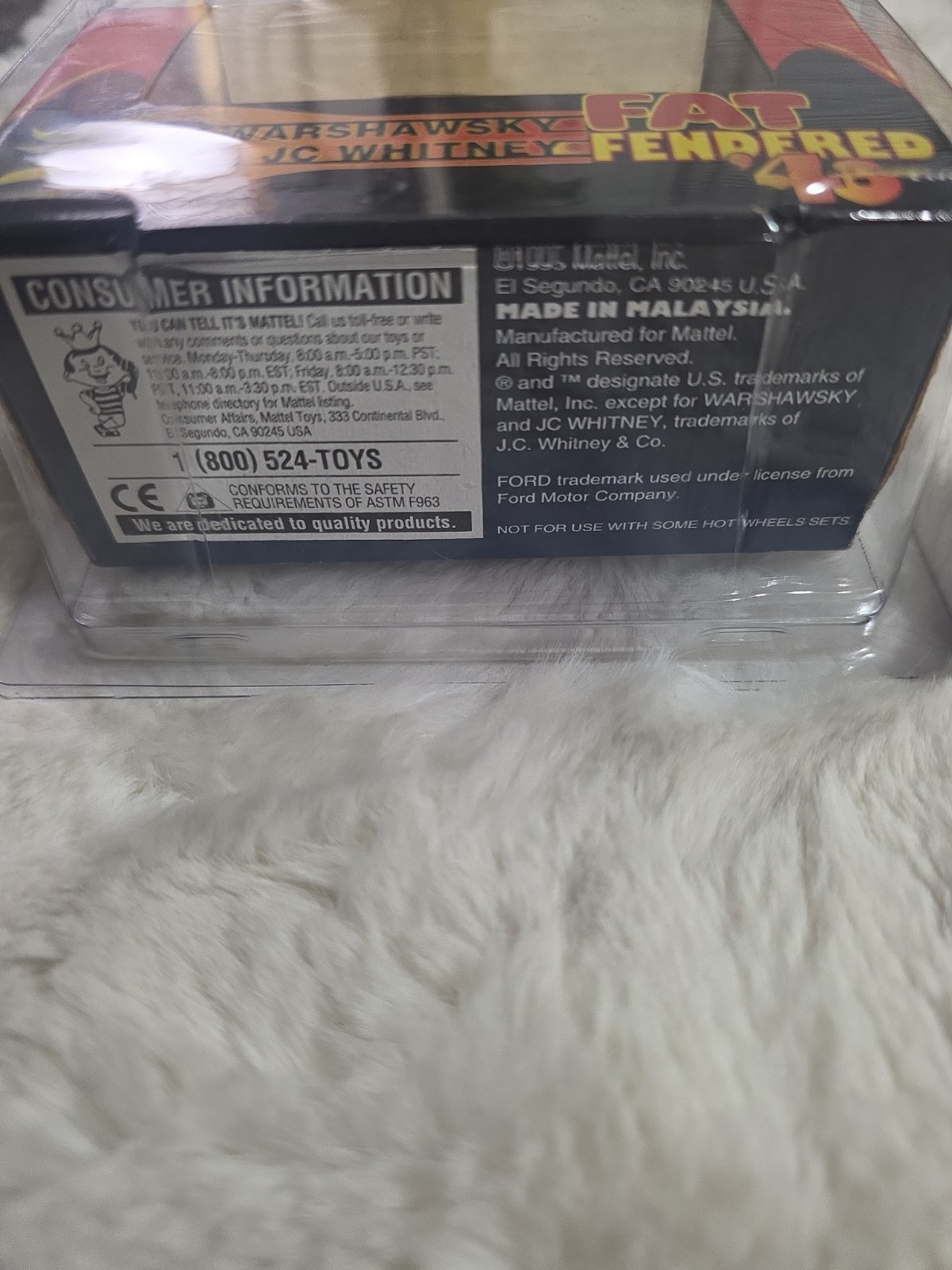 🚦Hot Wheels 1995 Limited Edition JC Whitney Warshawsky Fat Fendered ’40