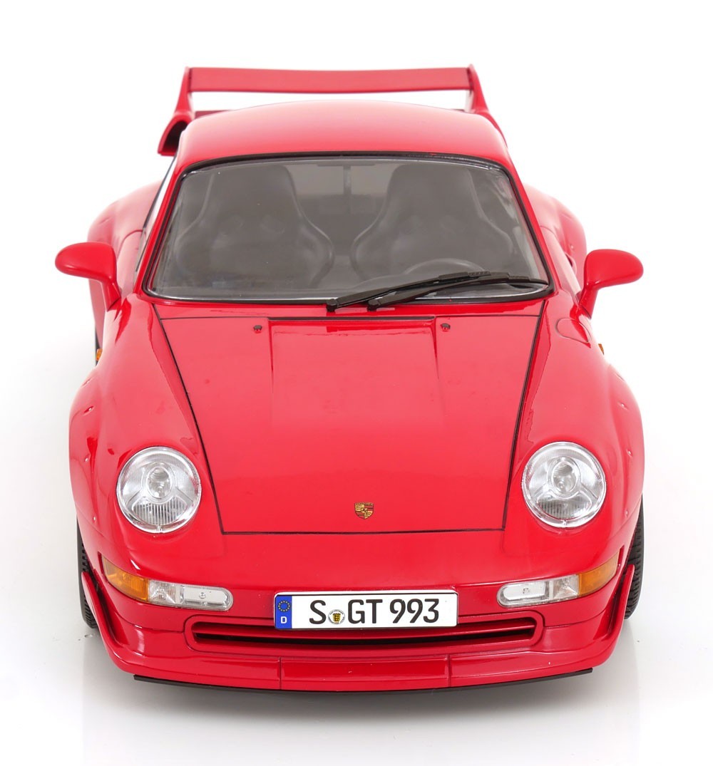 KK SCALE MODELS Porsche 911 (993) GT2 Speedline rims 1996 Red 1/12 Scale New!