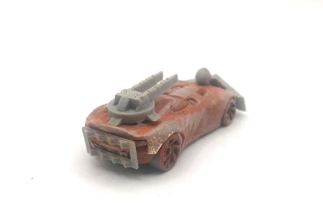 Custom Mad Max Zombie War Wasteland Road Warrior Truck 1/64 Hot Wheels Vehicle
