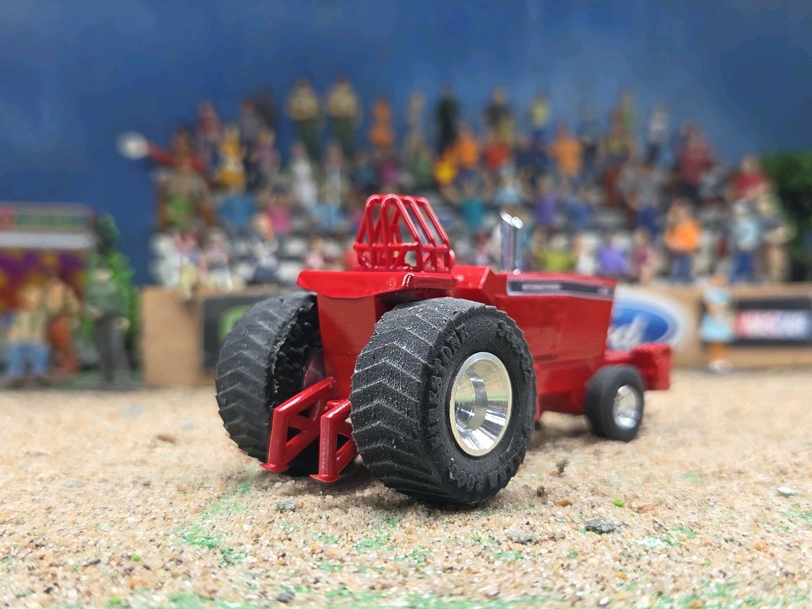 CASE IH International1:64 CUSTOM built TRACTOR pulling PULLER HOT ROD ertl Farm