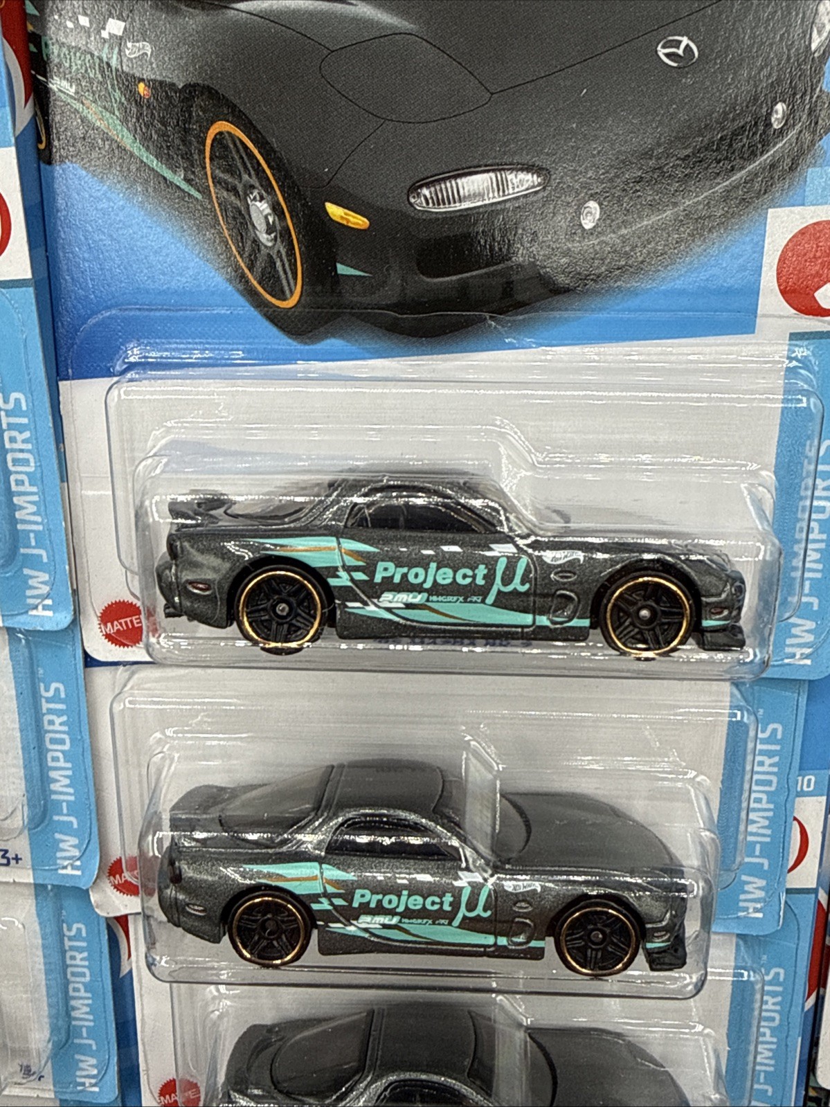 🎮2024 Hot Wheels Lotx18 KROGER EXCLUSIVE COLOR GRAY 95 MAZDA RX-7 HW JIMPORTS🎮