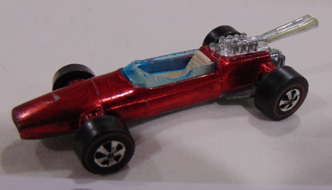 Hot Wheels Redline Brabham Repco RED With White Interior