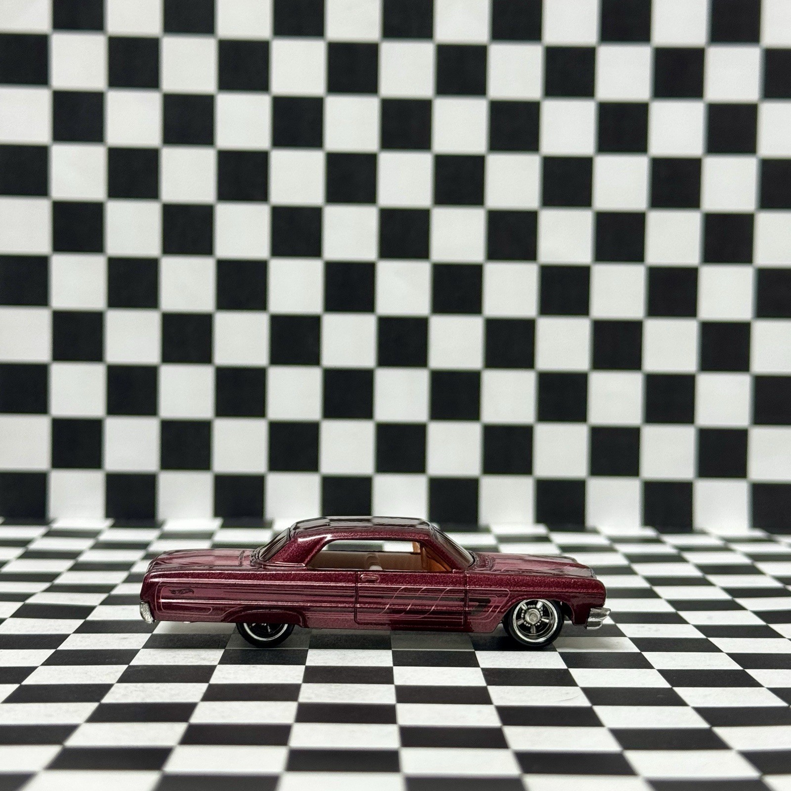 2026 Hot Wheels ‘64 Chevy Impala Wheel Swap Real Riders – Custom 🛞 -RubberTires