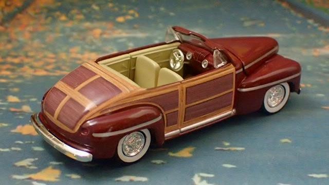 Sportsman 1946 Ford Super Deluxe 289ci V8 Woody Convertible 1/64 Limited Edit Q