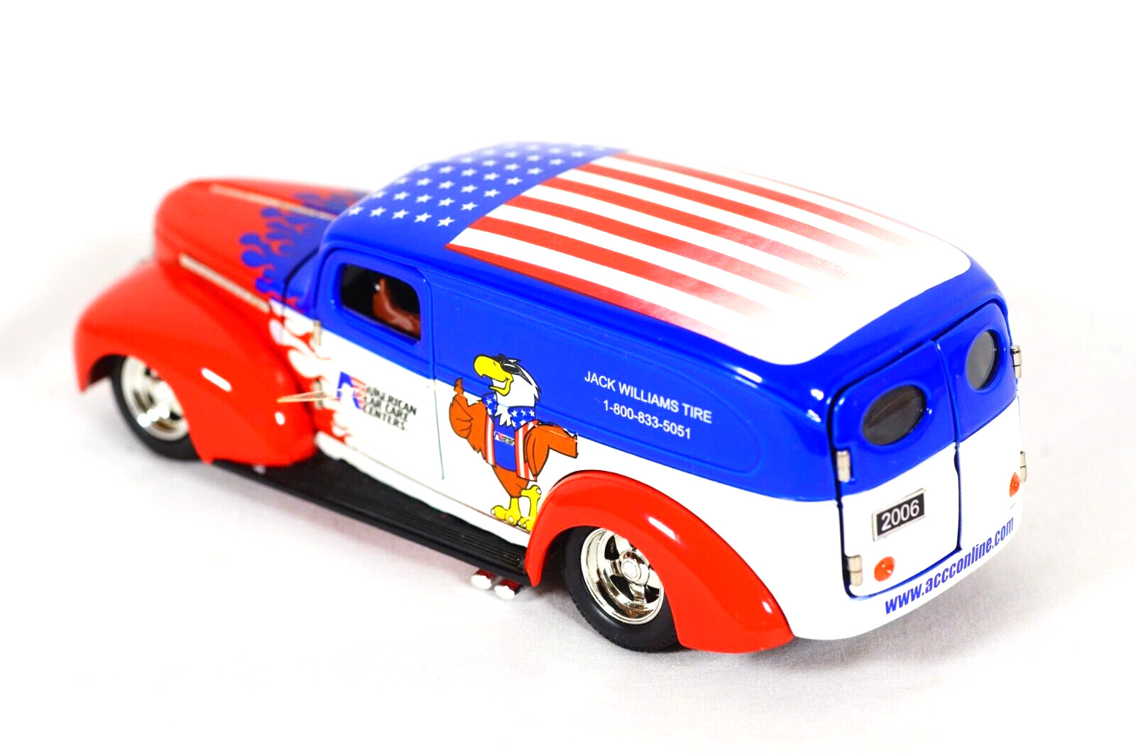 Liberty Classics 1941 Chevy Jack Williams Tires Patriotic Diecast Hot Rod RARE