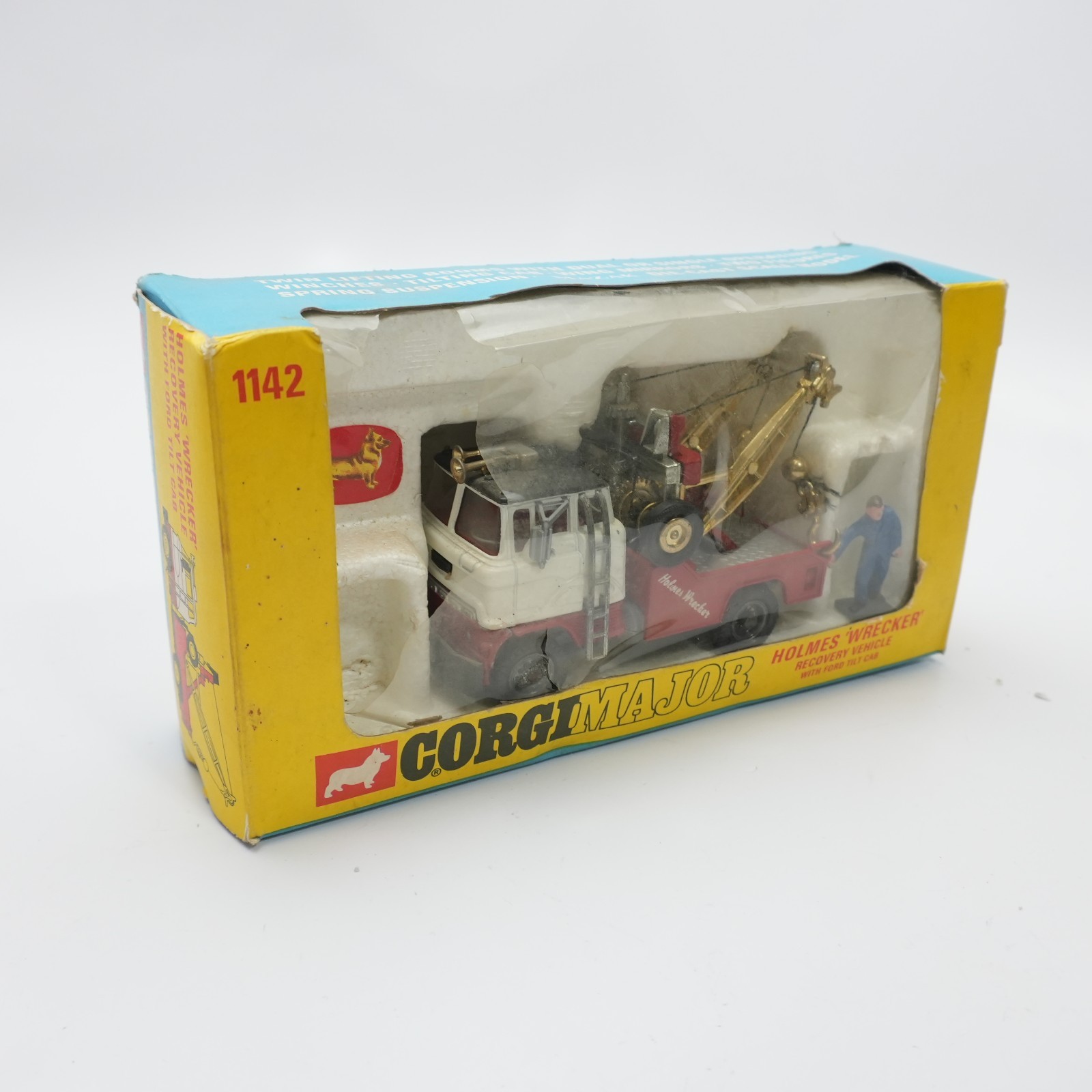 CORGI MAJOR TOYS 1142 FORD TILT CAB HOLMES WRECKER RECOVERY VEHICLE / TOW TRUCk