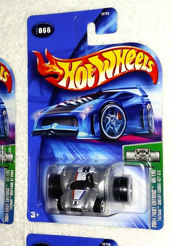 HOT WHEELS 2004 FIRST EDITIONS FATBAX Lot of 4 NEW 1/64 SCALE DIECAST CARS