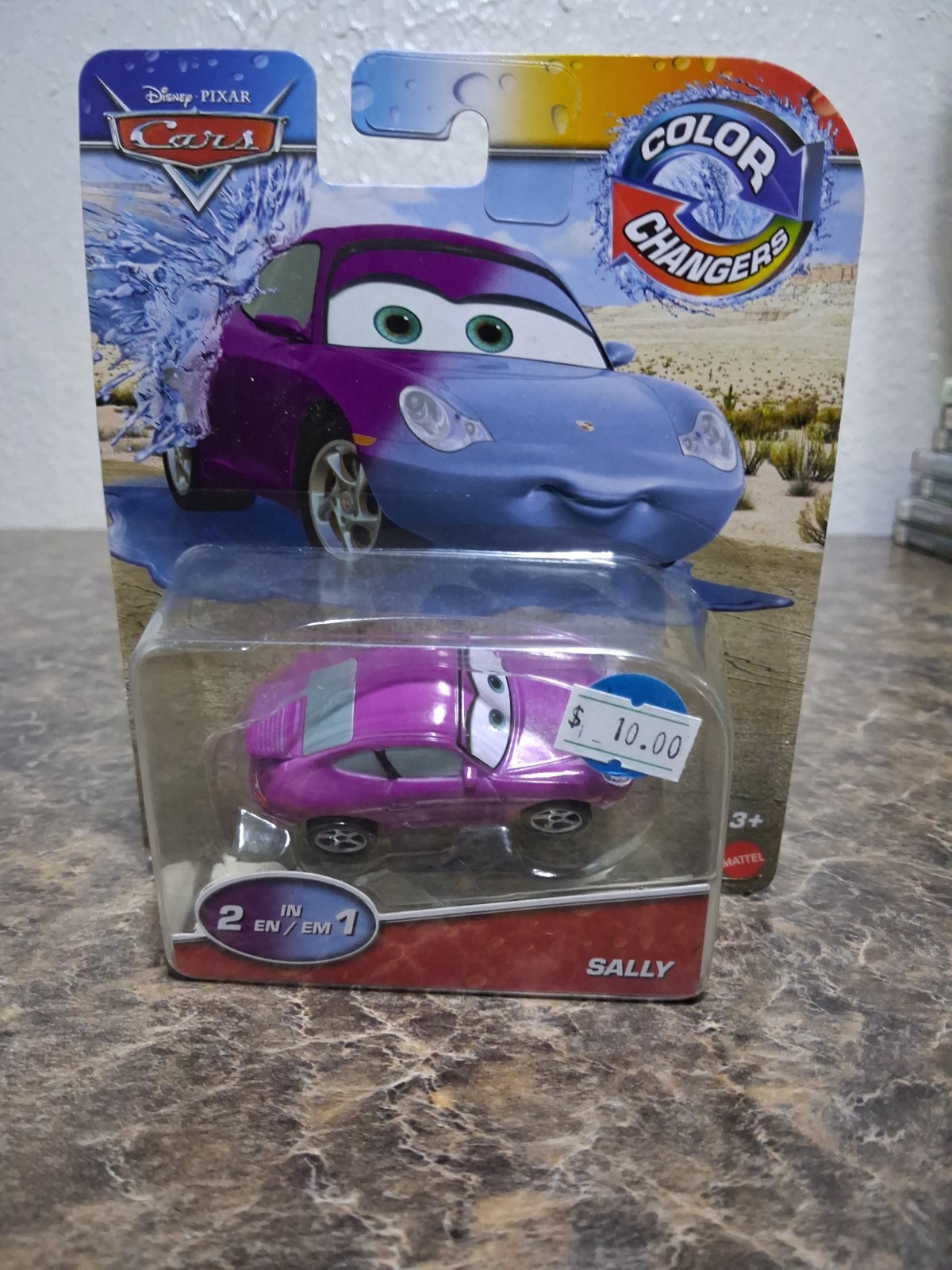 Disney Pixar Cars Sally New Color Changers 2 In 1 Purple/Blue New In Box